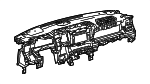 553010C070C0 - Body: Instrument Panel for Toyota Image