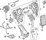 85632241 - : Blower Motor for Buick: Enclave | Cadillac: ESCALADE IQ | Chevrolet: Traverse | GMC: Acadia Image