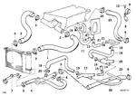 11531717622 - Engine: Water Hose for BMW Image