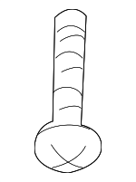 834061208 - Electrical: High Mount Lamp Screw for Infiniti Image