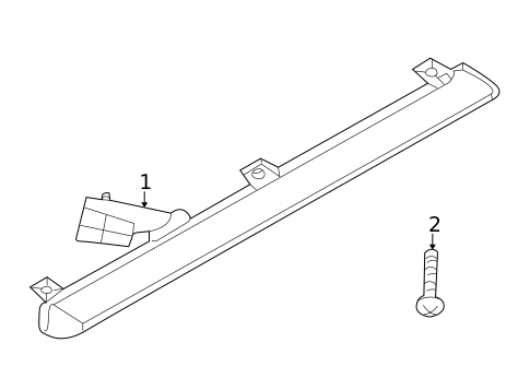 High Mounted Stop Lamp for 2001 INFINITI I30 #2