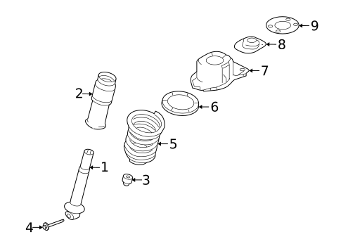 Shocks & Components for 2005 Mercury Montego #1