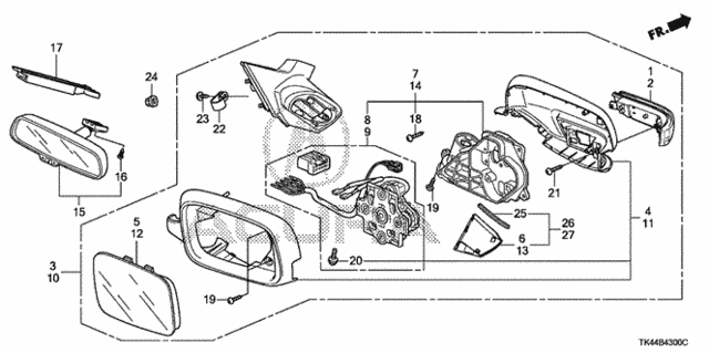 Mirror for 2011 Acura TL #0