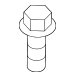 9008011255 - Steering: Hose &amp; Tube Assembly Bolt for Scion: tC | Toyota: 4Runner, bZ4X, Camry, Crown, Crown Signia, Echo, FJ Cruiser, Land Cruiser, Mirai, Prius, Prius V, Tacoma, Tundra, Yaris Image