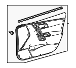 6761012Q90C1 - Body: Door Trim Panel for Toyota Image image