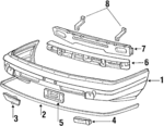 62511SB0663ZZ - Body: Cover for Honda: Prelude Image