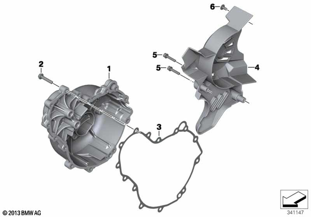 11147670688 - : Gasket Right for BMW-Motorrad Image