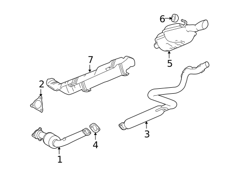 Exhaust Components for 2009 Pontiac G5 #0