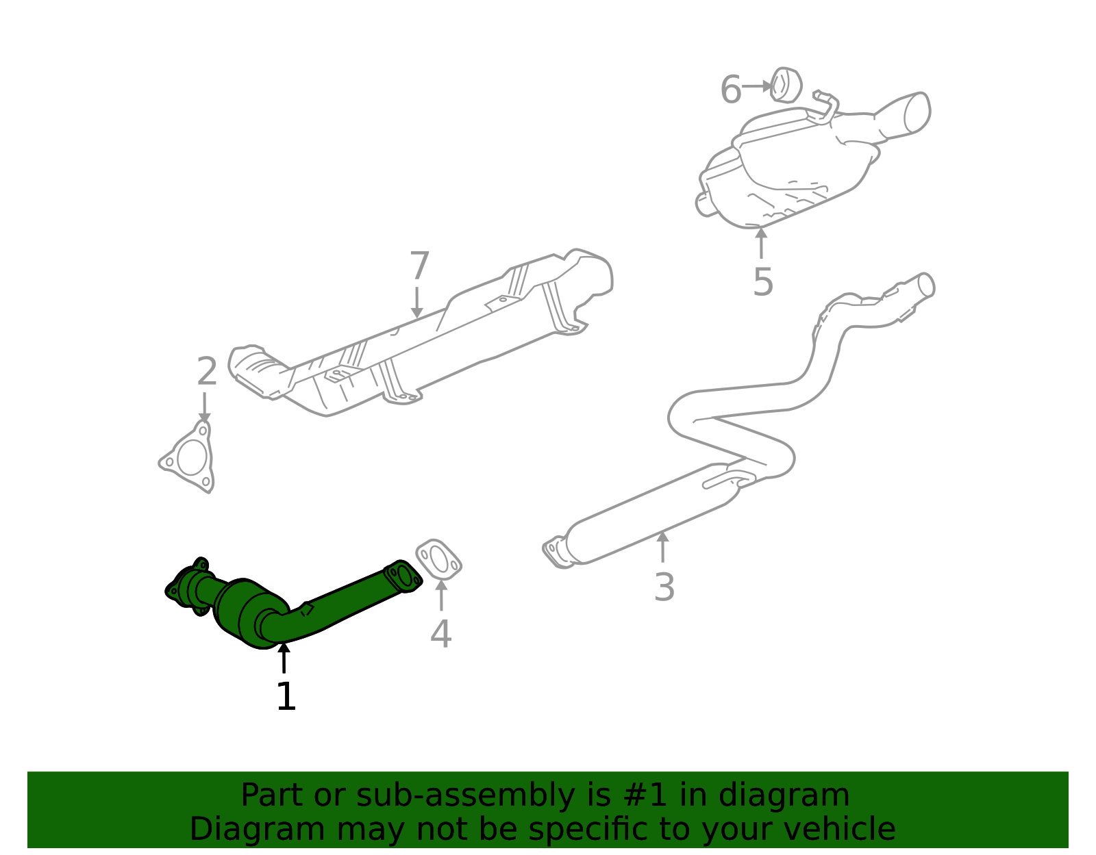 2008-2011 GM Catalytic Converter 19418953 | Maxon GMC Parts