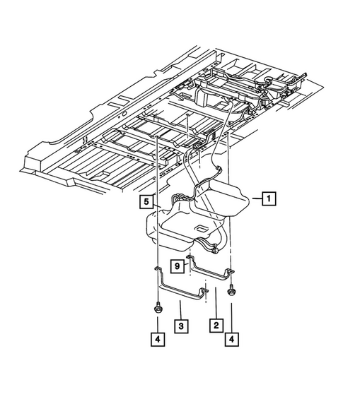 Tank, Fuel for 2007 Dodge Caravan #0