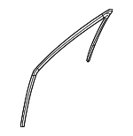 BDMT5860ZL - : Channel (R) Glass for Mazda: 3 Image