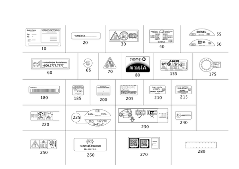 Type Plate, Guide Signs for 2014 Smart Fortwo #0