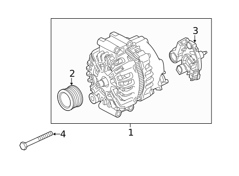 Alternator for 2016 BMW M5 #1