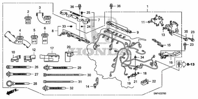 Engine Wire Harness for 2006 Honda Civic #0