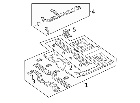 Floor & Rails for 2003 Dodge Neon #0