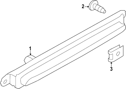 High Mounted Stop Lamp for 2025 Subaru BRZ #0