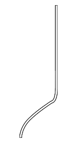 5G1Z5426460C - Body: Lock Rod for Ford: Five Hundred, Taurus | Mercury: Montego, Sable Image