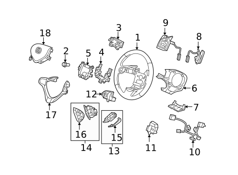 Steering Wheel & Trim for 2010 Acura TSX #0