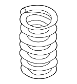 8E0411105DB - Suspension: Coil Spring for Audi: A4, A4 Quattro, S4 Image