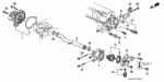 19315P08010 - Engine: COVER, WATER OUTLET for Honda Image