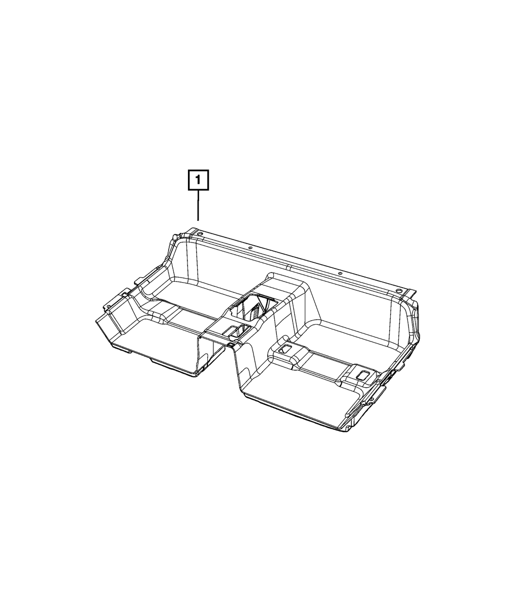 Rear Floor Carpet - Mopar (6DB07DX9AB)