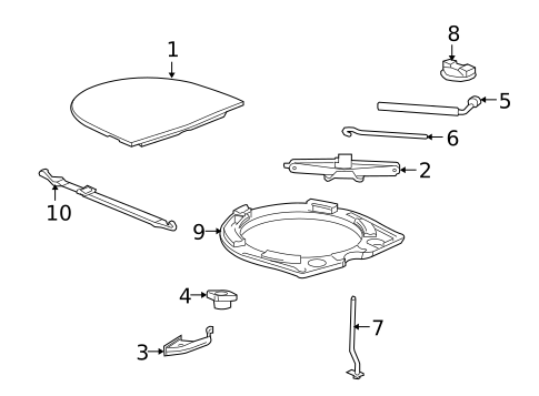 Jack & Components for 2010 Cadillac CTS #0
