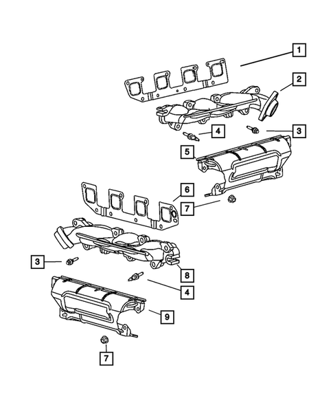 Manifolds for 2007 Dodge Charger #1
