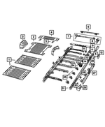 68590252AA - Body Sheet Metal Except Doors: Rear Floor Pan for Ram: ProMaster 1500, ProMaster 2500, ProMaster 3500, ProMaster EV Image