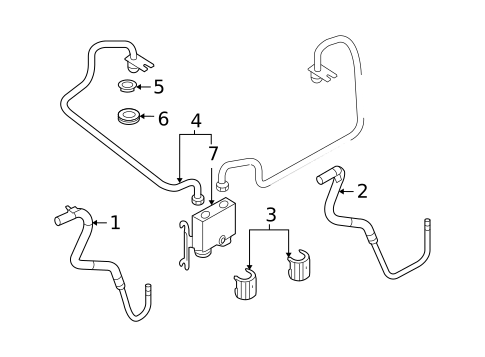 Trans Oil Cooler for 2009 Ford Flex #1