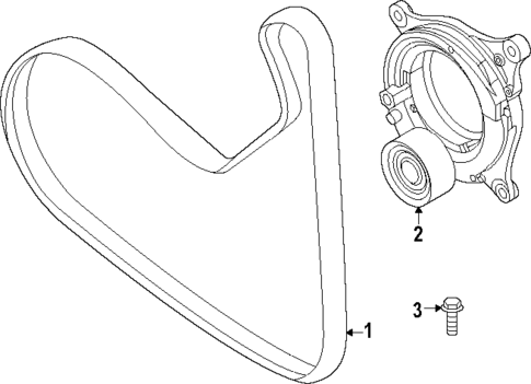 Belts & Pulleys for 2024 Mini Cooper Countryman #2