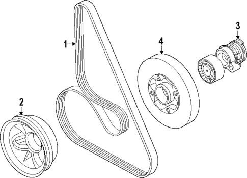 Belts & Pulleys for 2024 BMW X6 #0