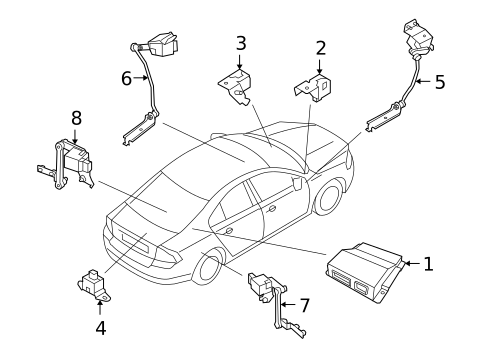Ride Control Components for 2009 Volvo V70 #0