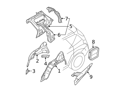Inner Structure for 2007 Nissan Murano #0
