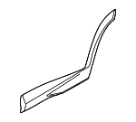 87731N9000CA - Body: Lower Molding for Hyundai: Tucson Image