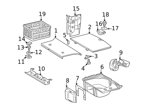 Interior Trim - Rear Body for 2002 Mercedes-Benz C 320 #0