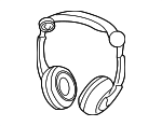 XQF500060 - : Headphone for Land-Rover Image
