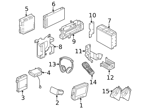 Entertainment System Components for 2013 Land Rover Range Rover Sport #0
