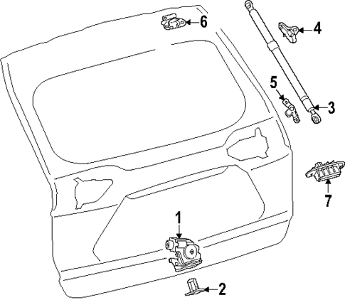 Lock & Hardware for 2023 Subaru Solterra #2