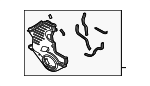 1062A071 - Engine: Lower Timing Cover for Mitsubishi: Eclipse, Endeavor, Galant Image