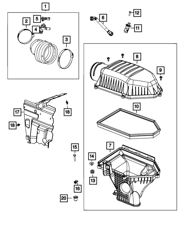 68234392AC - : Fuel Pressure Sensor Adapter for Mopar Image