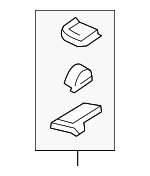 54107313923 - Body: Frame Stopper for BMW Image