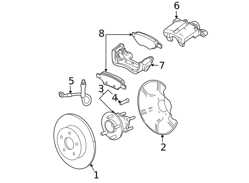 Rear Brakes for 2009 Pontiac G6 #0