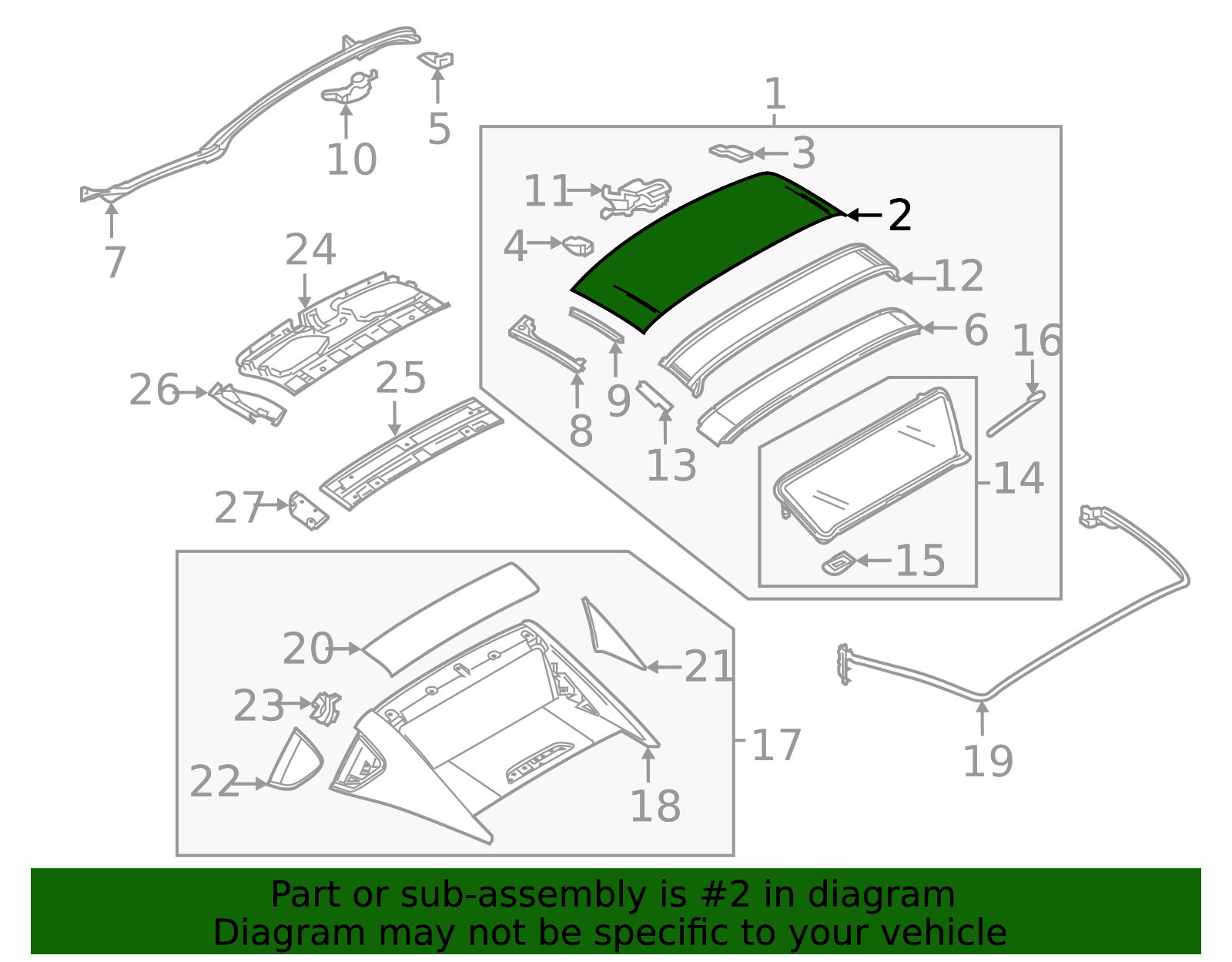 N248-R1-630B-64 - Top Panel - Mazda Swag