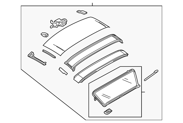 N2Y0-R1-610A - Top Assembly 2019-2023 Mazda MX-5 Miata