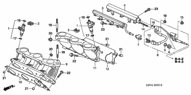 Fuel Injector (3) for 2005 Acura MDX #0