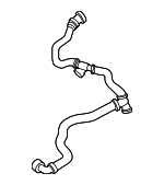 17127562170 - Cooling System: Lower Hose for BMW: 540i xDrive, 550e xDrive, 740i, 750e xDrive Image