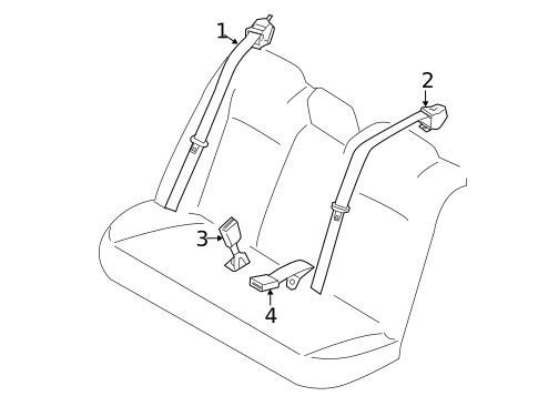 Seat Belt for 2013 BMW 750i #0