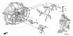 24201RAP010 - Transmission - Manual: FORK, FIFTH-REVERSE GEARSHIFT for Honda Image