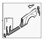 8F0810165 - Body: Uniside Assembly for Audi: A5, A5 Quattro, S5 Image