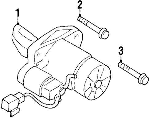 Starter for 1998 INFINITI I30 #1
